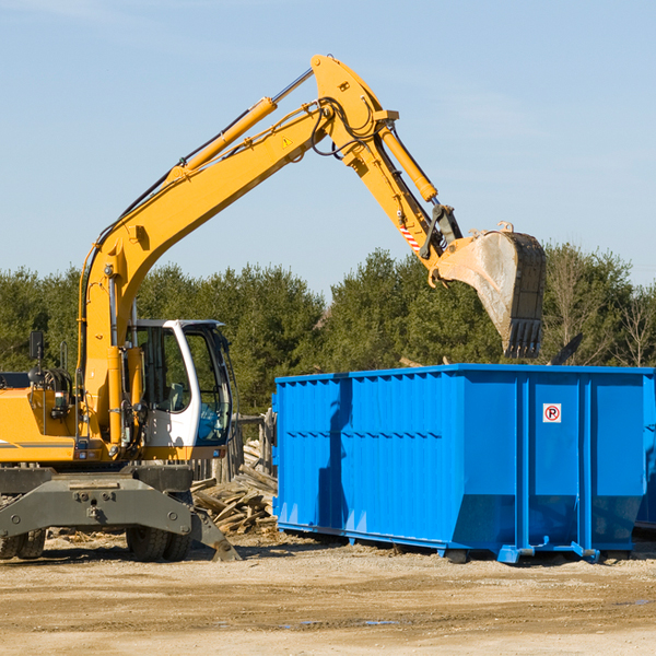 what size residential dumpster rentals are available in Salina PA